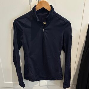 Athleta Dark Blue Zip Pullover